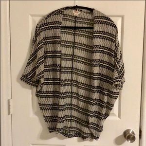 Black & White Slouchy Sweater